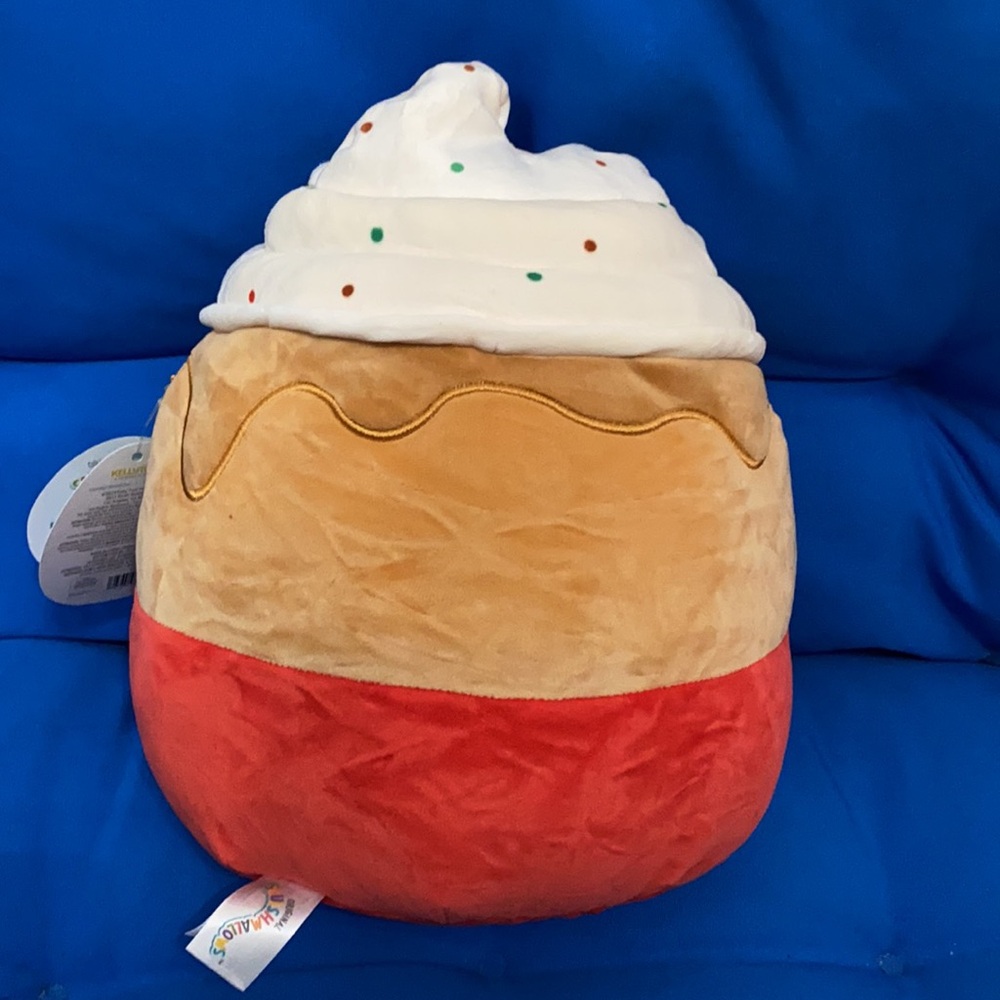 Original Squishmallows Named Ginger Size 11 “ Inch Gingerbread Latte NWTS - Picture 2 of 11